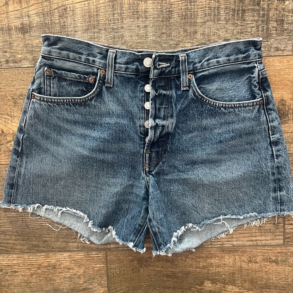 Agolde Dark Blue Denim Jeans - Picture 3 of 4